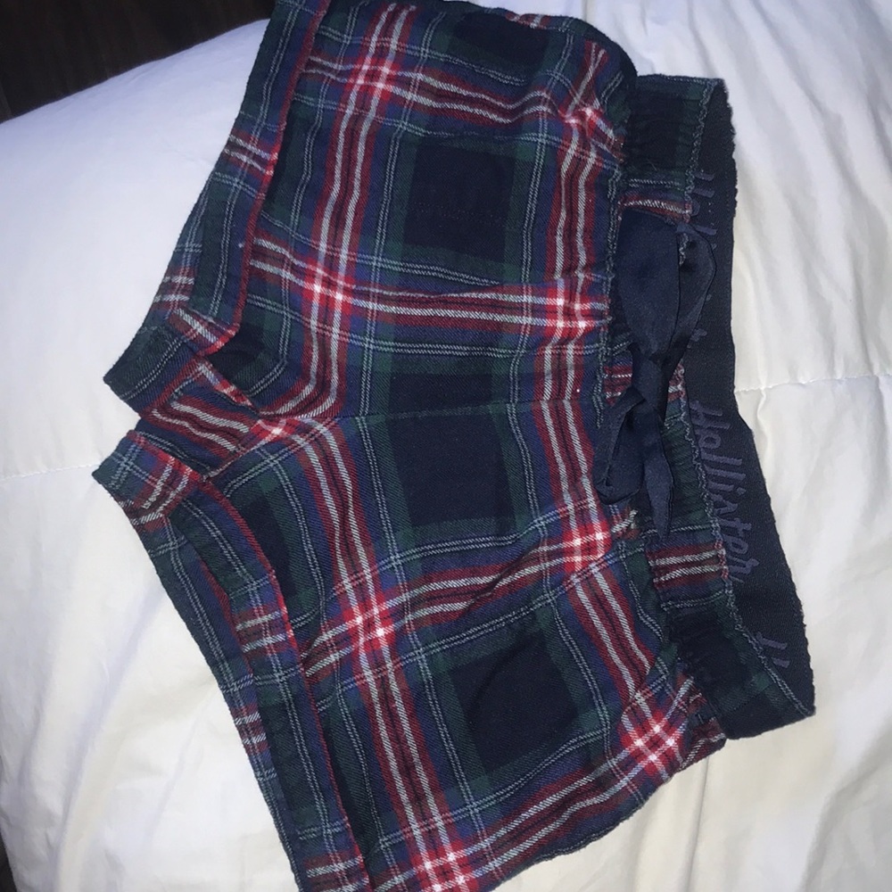 Hollister Plaid PJ shorts